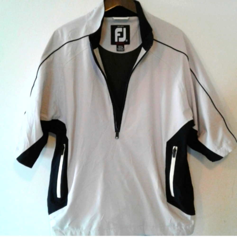 FootJoy DryJoys Tour collection Men M 1/2 Zip golf windbreaker rain jacket